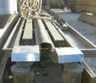 USED: Royal Machine dual lane vacuum calibration table, model 009, consisting of: (1) 17-1/2