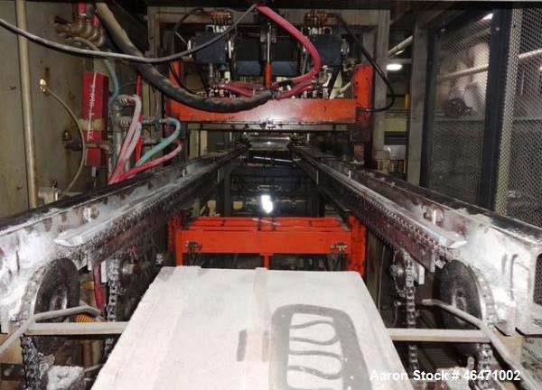 Used Brown Inline Thermoforming System. (1) Brown model C3030 thermoformer serial# 11698, (1) Brown model 130T trim press serial# 11699, last used inline with 36" wide sheet extrusion line.