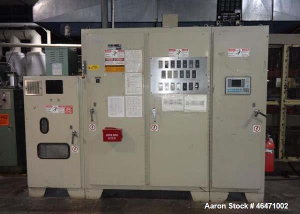 Used Brown Inline Thermoforming System. (1) Brown model C3030 thermoformer serial# 11698, (1) Brown model 130T trim press serial# 11699, last used inline with 36" wide sheet extrusion line.