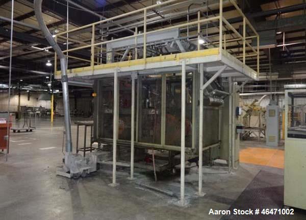 Used Brown Inline Thermoforming System. (1) Brown model C3030 thermoformer serial# 11698, (1) Brown model 130T trim press serial# 11699, last used inline with 36" wide sheet extrusion line.