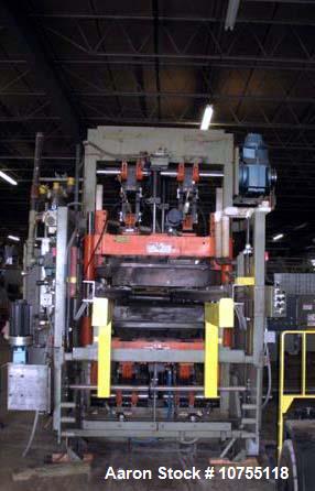 Used- Brown CS-4500 Thermoforming Line with Trim Press. 1997 vintage. 40" wide x 42" long maximum mold size, 42" maximum she...