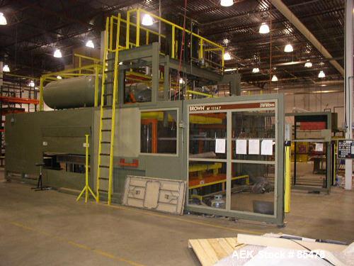 Used Brown Cut Sheet Single Station, Shuttle Motion Vacuum Thermoformer, Model M-11147