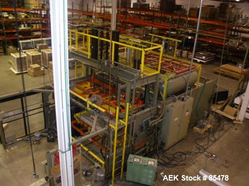 Used Brown Cut Sheet Single Station, Shuttle Motion Vacuum Thermoformer, Model M-11147