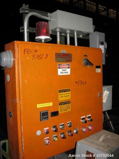 Used Brown T-300 Trim Press – 11.75” x 37.5” Cutting Window, 480V, AC Motor