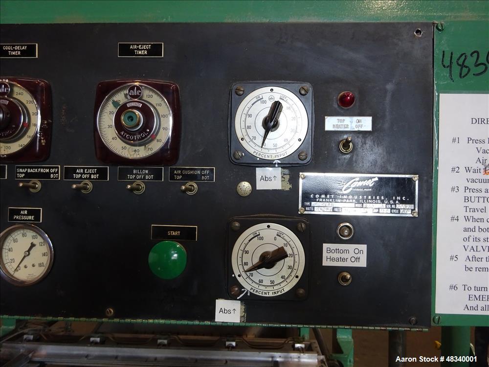 Used Comet Star Single Station Thermoformer, Model S2048A.