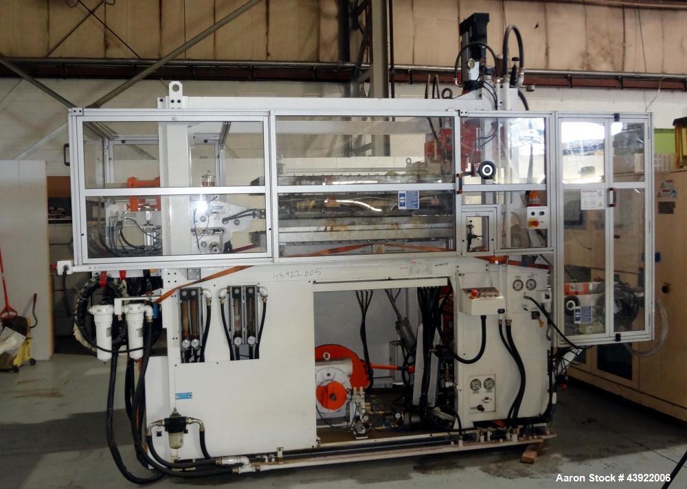 Used OMV Thermoformer Model F25-R10, Built New in 2004. Maximum forming area 850mm x 250mm wide. Maximum forming depth 150mm. Maximum sheet width  910mm. Mould closing fence. 1600 Degrees. Oven size ...