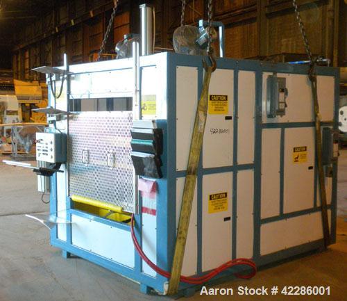 Used ZMD International Shuttle Thermoformer Model V-223. Approximate 24'' x 36'' forming area. Includes an Advantage Sentra 2000HE temperature controller.