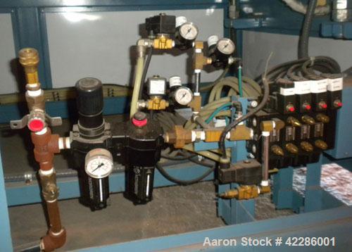 Used ZMD International Shuttle Thermoformer Model V-223. Approximate 24'' x 36'' forming area. Includes an Advantage Sentra 2000HE temperature controller.