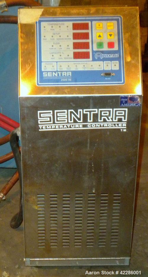 Used ZMD International Shuttle Thermoformer Model V-223. Approximate 24'' x 36'' forming area. Includes an Advantage Sentra 2000HE temperature controller.