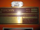 Used Brown T-300 Trim Press – 11.75” x 37.5” Cutting Window, 480V, AC Motor