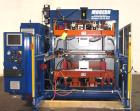 Used Modern Machinery Shuttle Station Pressure / Vacuum Former Thermoformer, Model 2424 SSP. Maximum mold width 24”, maximum mold length 24”. Form tool area dimensions: Open top and bottom- 13-5/8”, ...