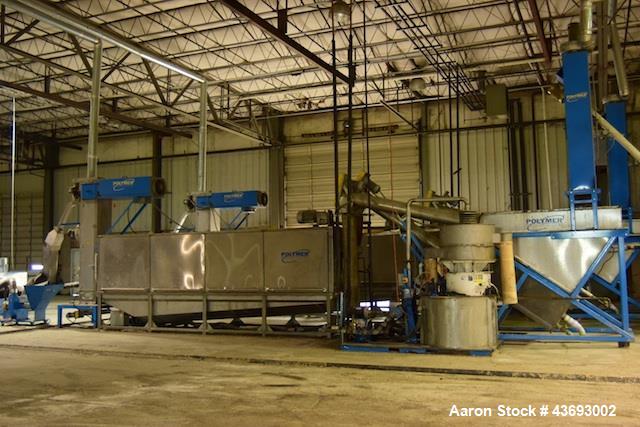 Used Complete PVC/PET Plastics Wash, Grinding and Sorting System.