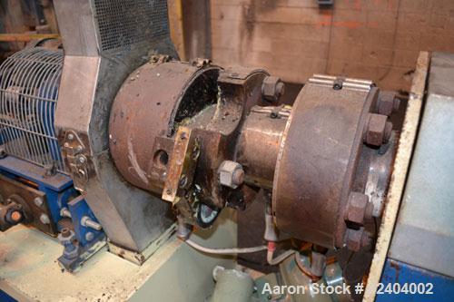 Used Chi Chang Machinery Recycling Line Consisting Of: (1) Chi Chang Approximate 3-1/2’’ single screw extruder, approximately 20 to 1 L/D ratio. Electrically heated, air cooled 4 zone side vented bar...