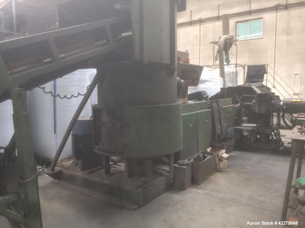 Used Erema 100 Plastic Recycling Line