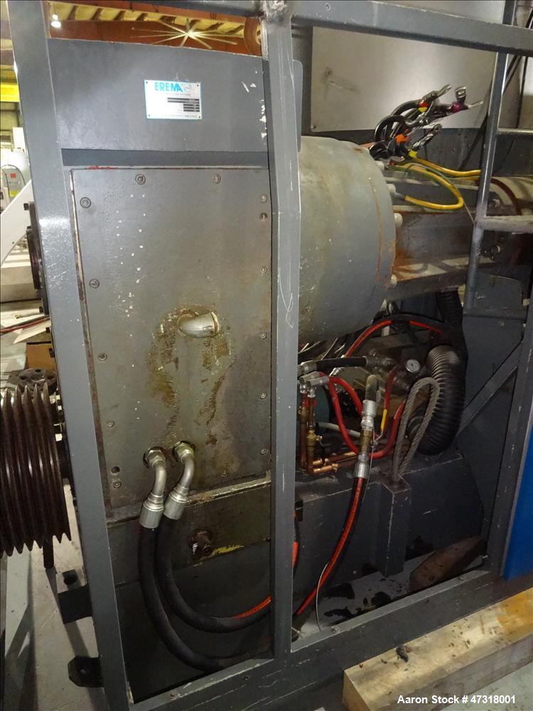 Used Erema Model 1718 TVE-DD-LF Double Vented Barrel with Vacuum System