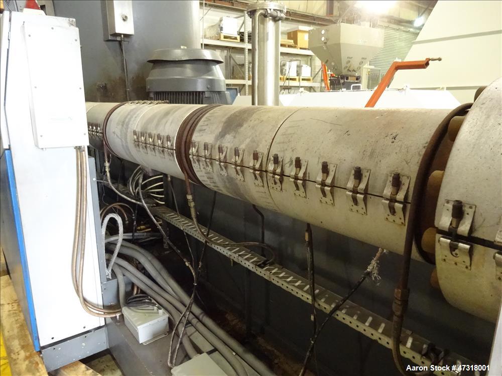 Used Erema Model 1718 TVE-DD-LF Double Vented Barrel with Vacuum System