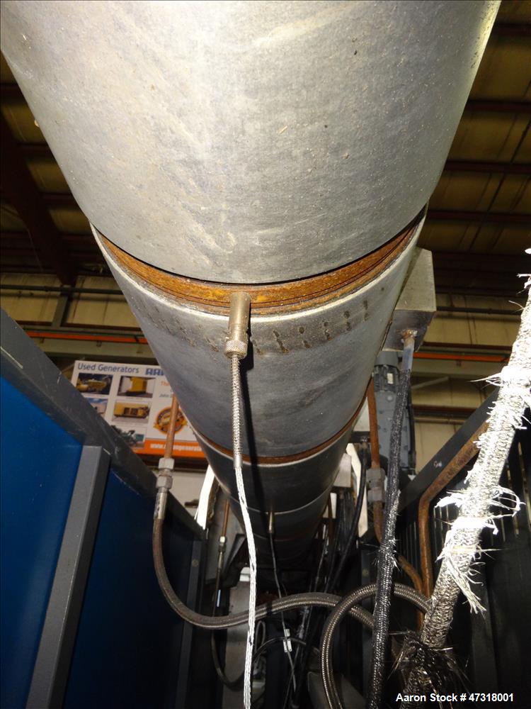 Used Erema Model 1718 TVE-DD-LF Double Vented Barrel with Vacuum System