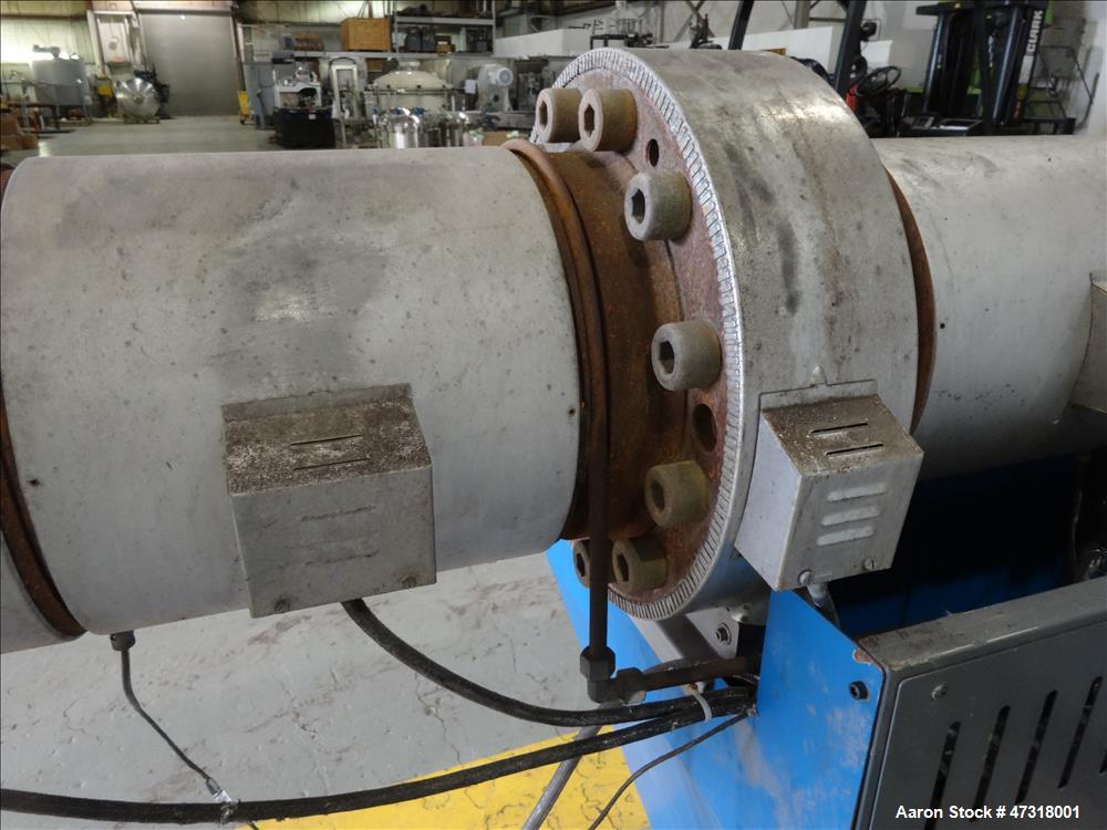 Used Erema Model 1718 TVE-DD-LF Double Vented Barrel with Vacuum System