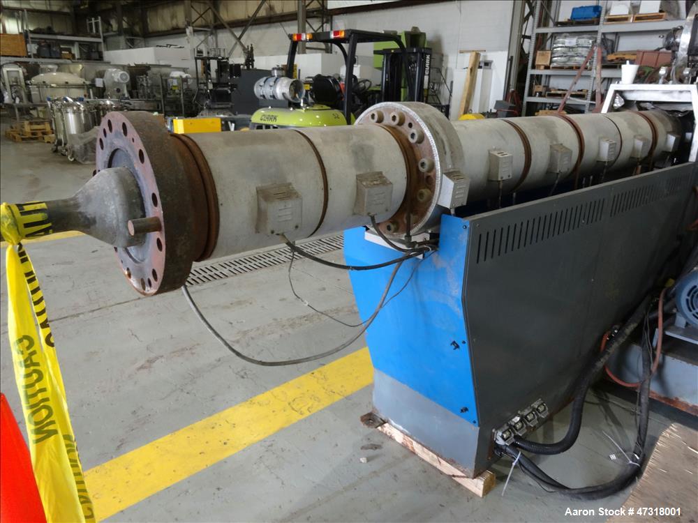 Used Erema Model 1718 TVE-DD-LF Double Vented Barrel with Vacuum System