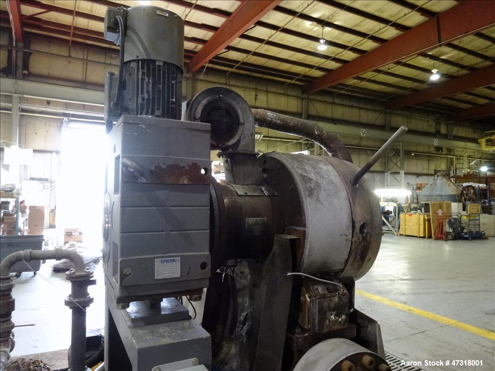 Used Erema Model 1718 TVE-DD-LF Double Vented Barrel with Vacuum System