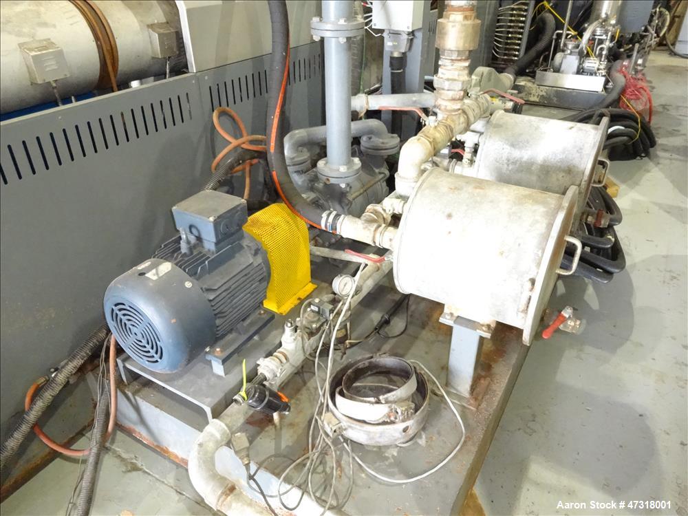 Used Erema Model 1718 TVE-DD-LF Double Vented Barrel with Vacuum System