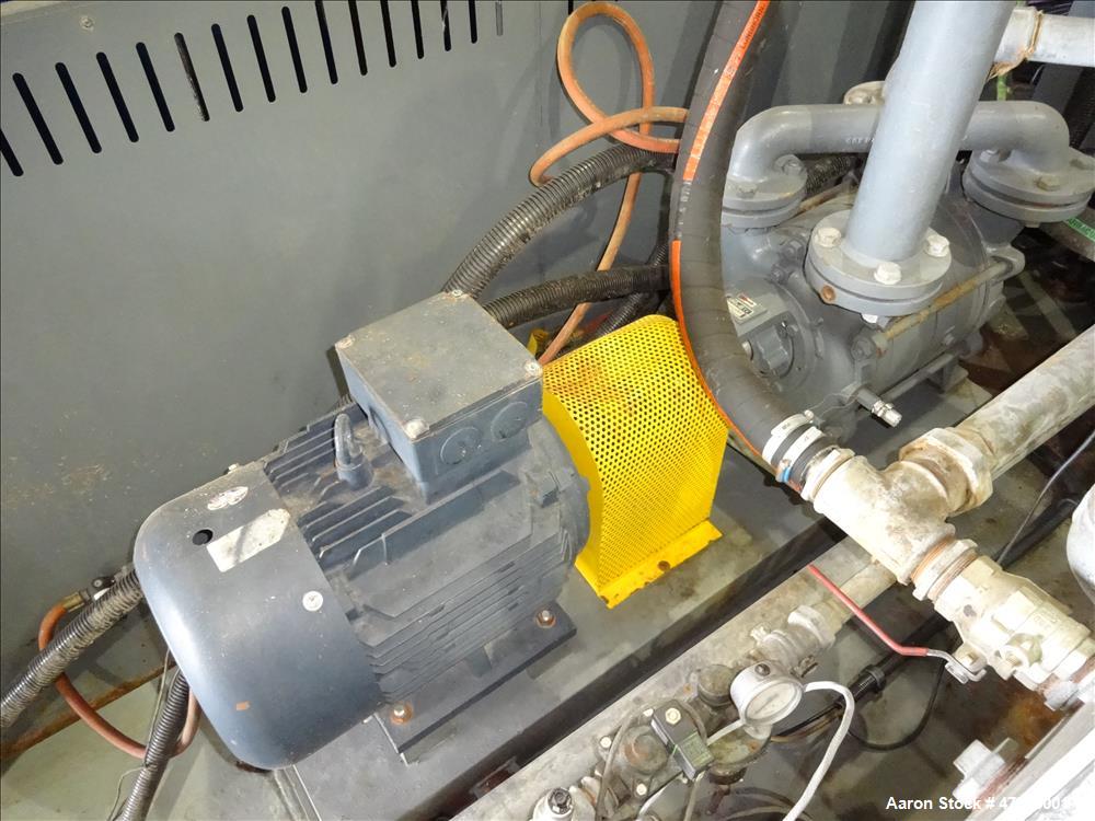 Used Erema Model 1718 TVE-DD-LF Double Vented Barrel with Vacuum System