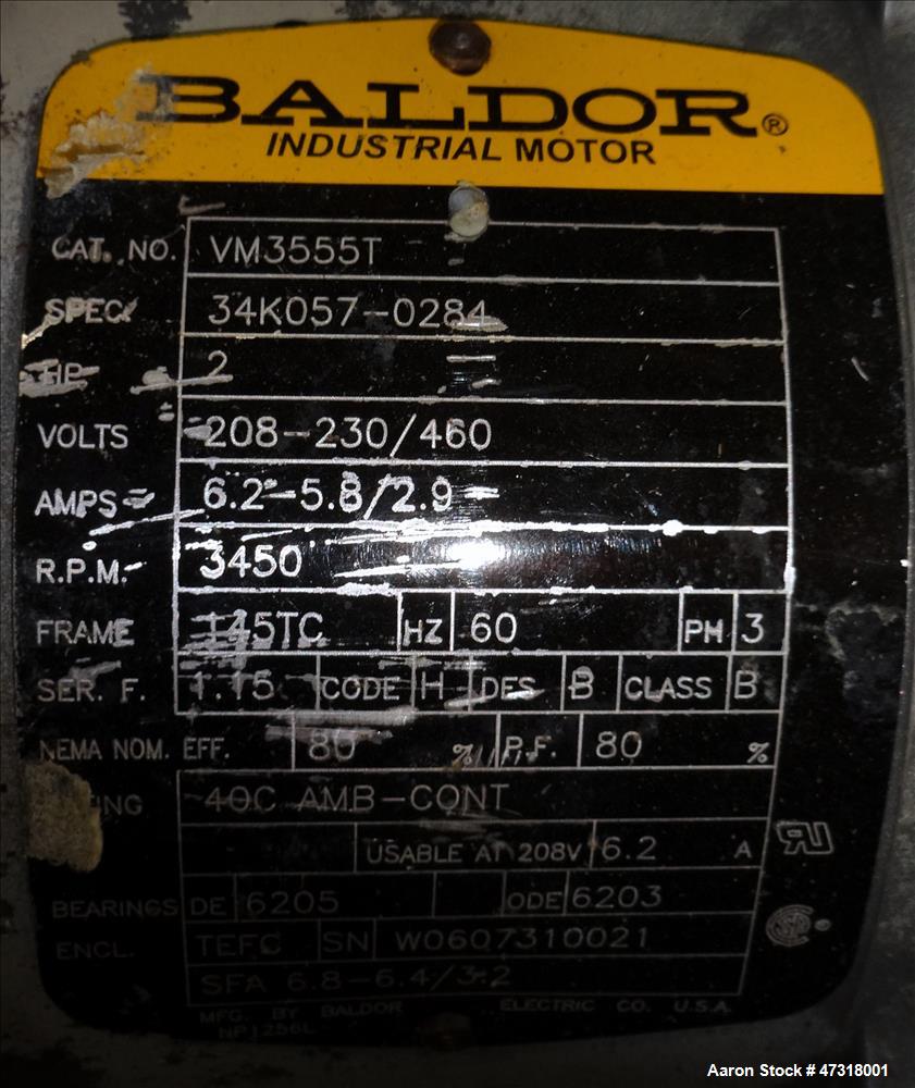 Used Erema Model 1718 TVE-DD-LF Double Vented Barrel with Vacuum System