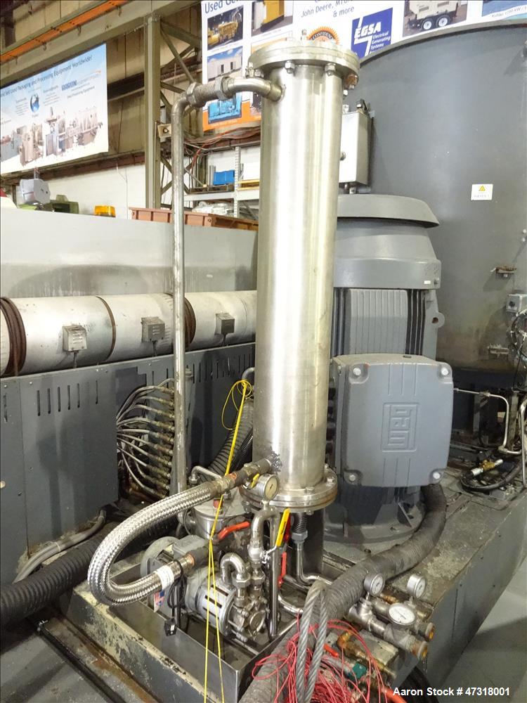 Used Erema Model 1718 TVE-DD-LF Double Vented Barrel with Vacuum System