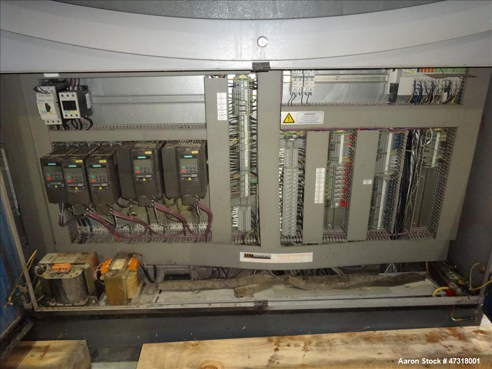 Used Erema Model 1718 TVE-DD-LF Double Vented Barrel with Vacuum System