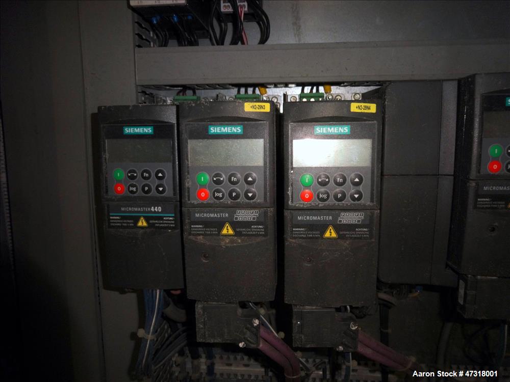 Used Erema Model 1718 TVE-DD-LF Double Vented Barrel with Vacuum System