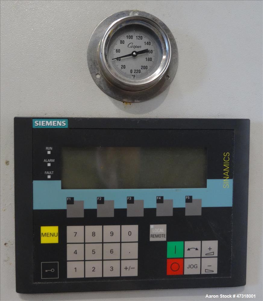 Used Erema Model 1718 TVE-DD-LF Double Vented Barrel with Vacuum System