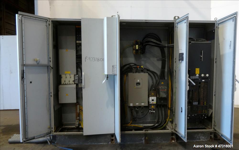 Used Erema Model 1718 TVE-DD-LF Double Vented Barrel with Vacuum System