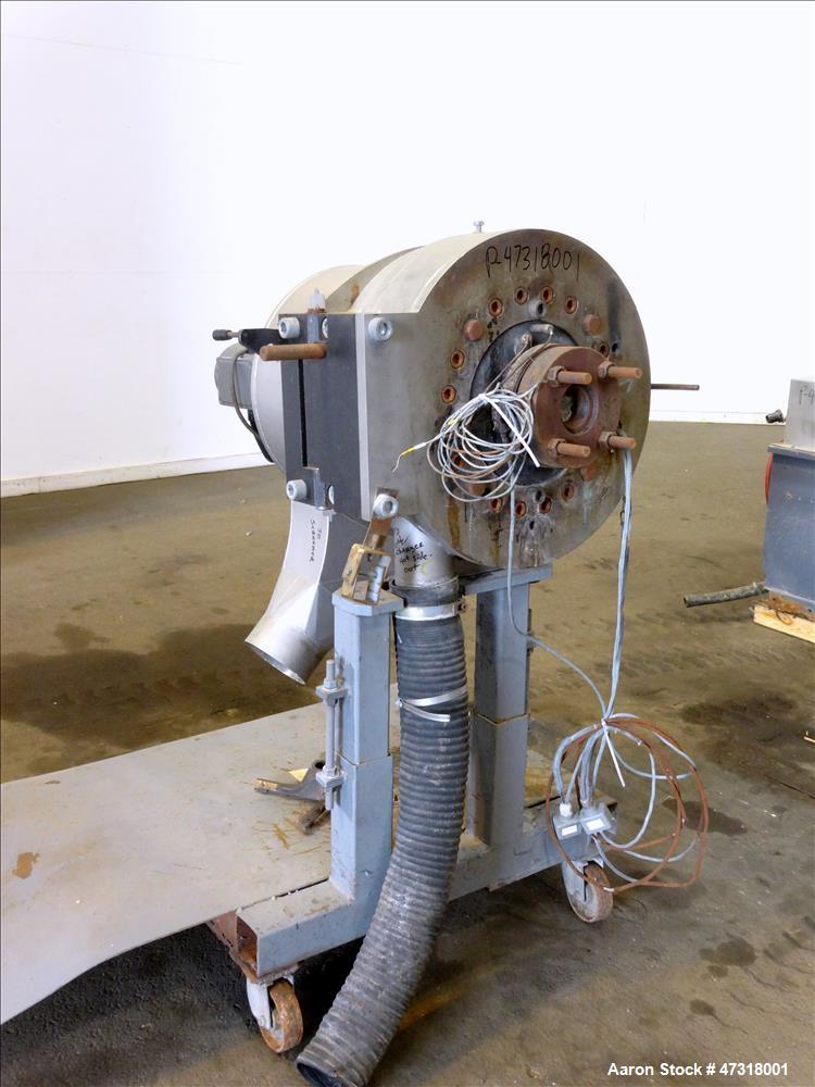 Used Erema Model 1718 TVE-DD-LF Double Vented Barrel with Vacuum System