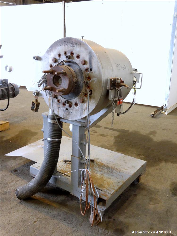 Used Erema Model 1718 TVE-DD-LF Double Vented Barrel with Vacuum System