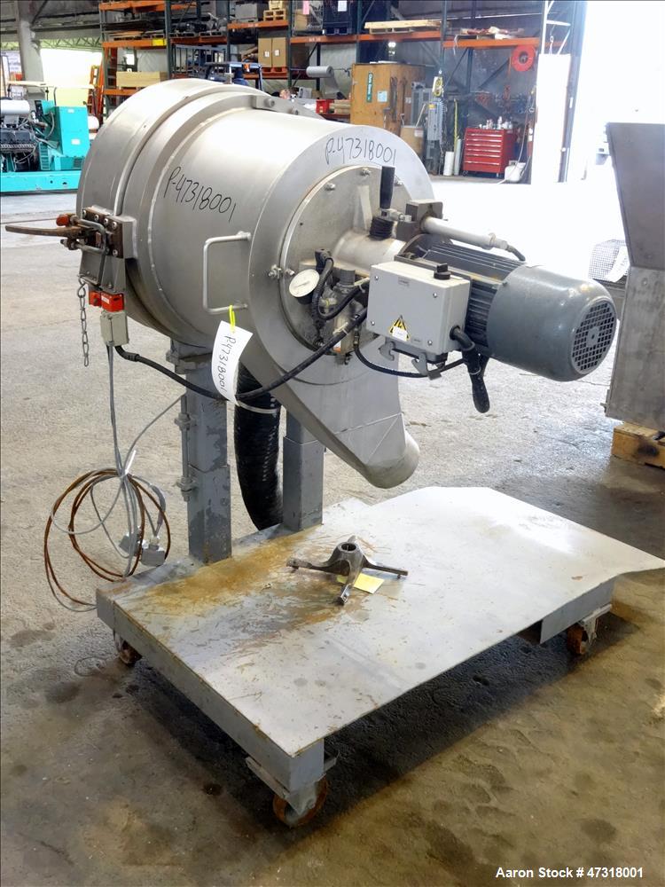 Used Erema Model 1718 TVE-DD-LF Double Vented Barrel with Vacuum System