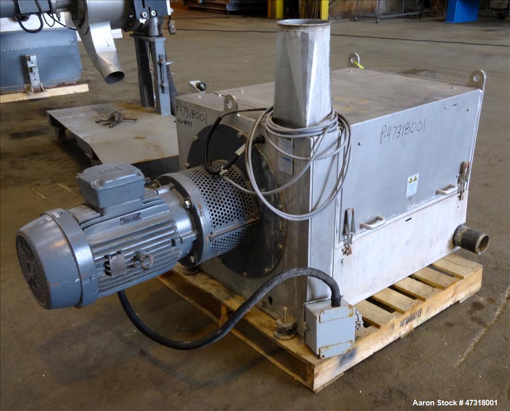 Used Erema Model 1718 TVE-DD-LF Double Vented Barrel with Vacuum System