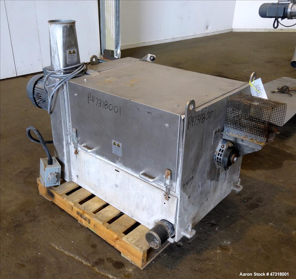 Used Erema Model 1718 TVE-DD-LF Double Vented Barrel with Vacuum System