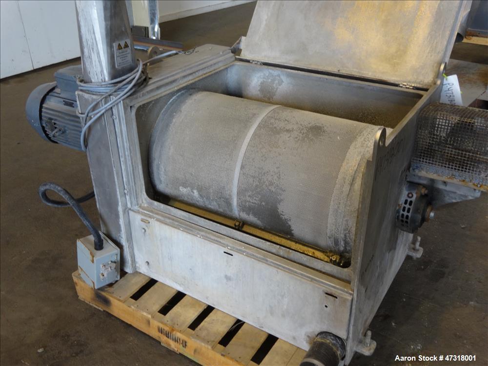 Used Erema Model 1718 TVE-DD-LF Double Vented Barrel with Vacuum System