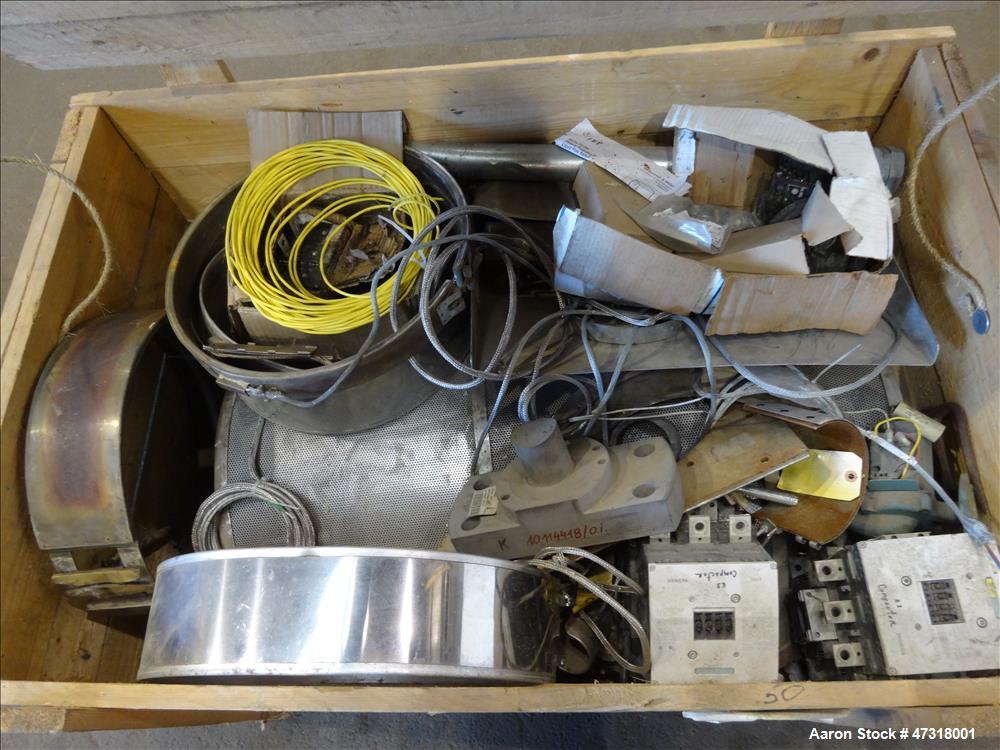 Used Erema Model 1718 TVE-DD-LF Double Vented Barrel with Vacuum System