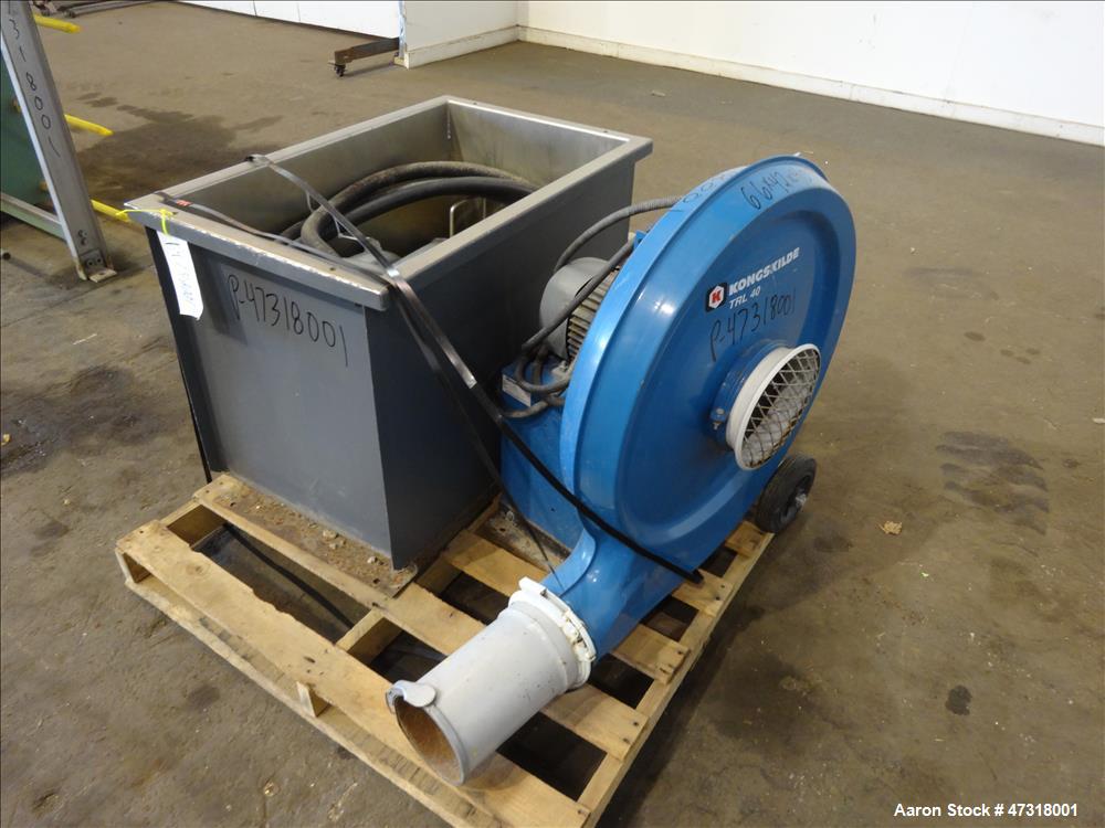 Used Erema Model 1718 TVE-DD-LF Double Vented Barrel with Vacuum System