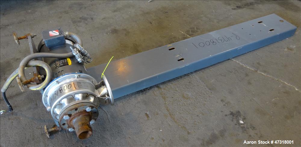 Used Erema Model 1718 TVE-DD-LF Double Vented Barrel with Vacuum System