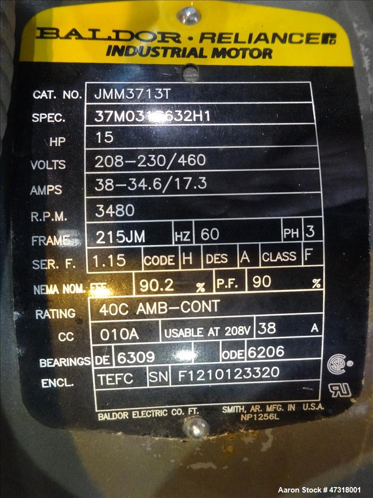 Used Erema Model 1718 TVE-DD-LF Double Vented Barrel with Vacuum System
