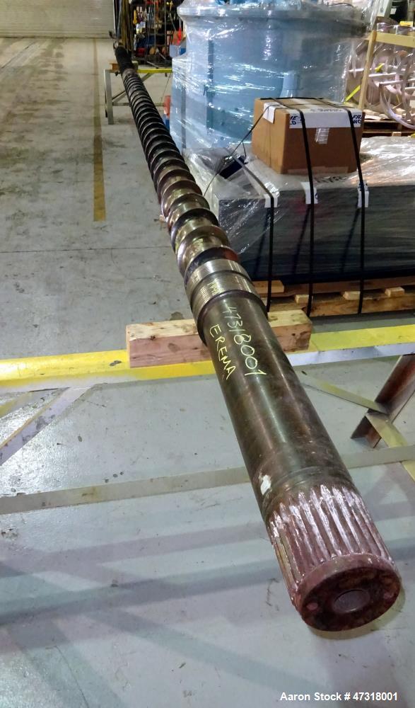 Used Erema Model 1718 TVE-DD-LF Double Vented Barrel with Vacuum System