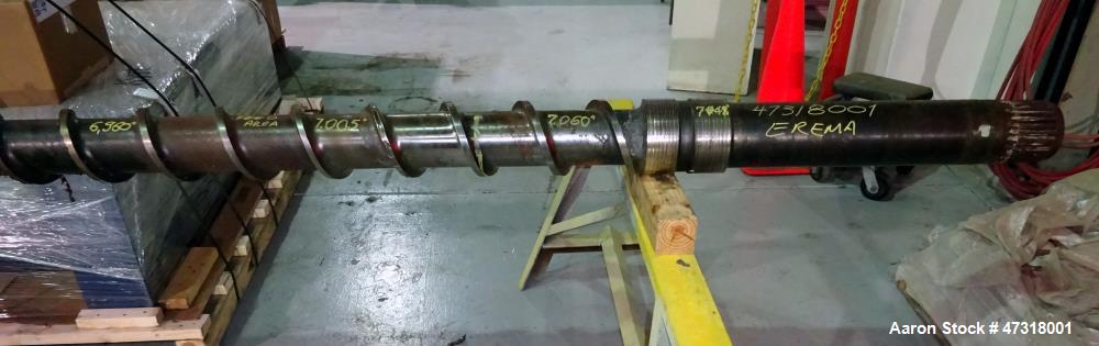 Used Erema Model 1718 TVE-DD-LF Double Vented Barrel with Vacuum System