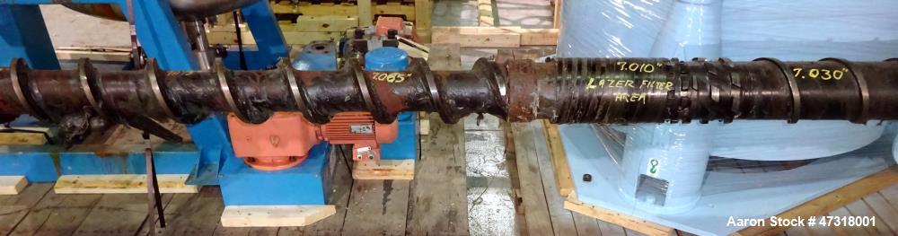 Used Erema Model 1718 TVE-DD-LF Double Vented Barrel with Vacuum System