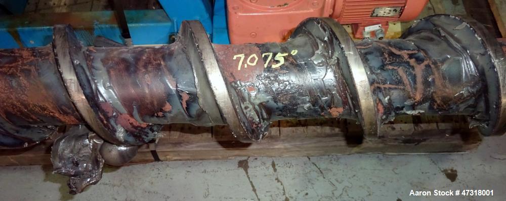 Used Erema Model 1718 TVE-DD-LF Double Vented Barrel with Vacuum System