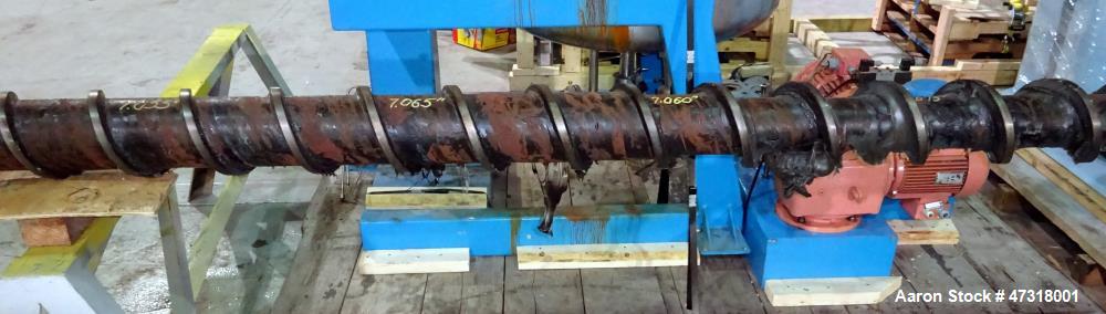 Used Erema Model 1718 TVE-DD-LF Double Vented Barrel with Vacuum System