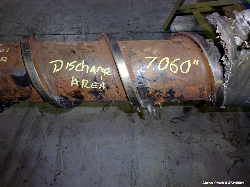 Used Erema Model 1718 TVE-DD-LF Double Vented Barrel with Vacuum System