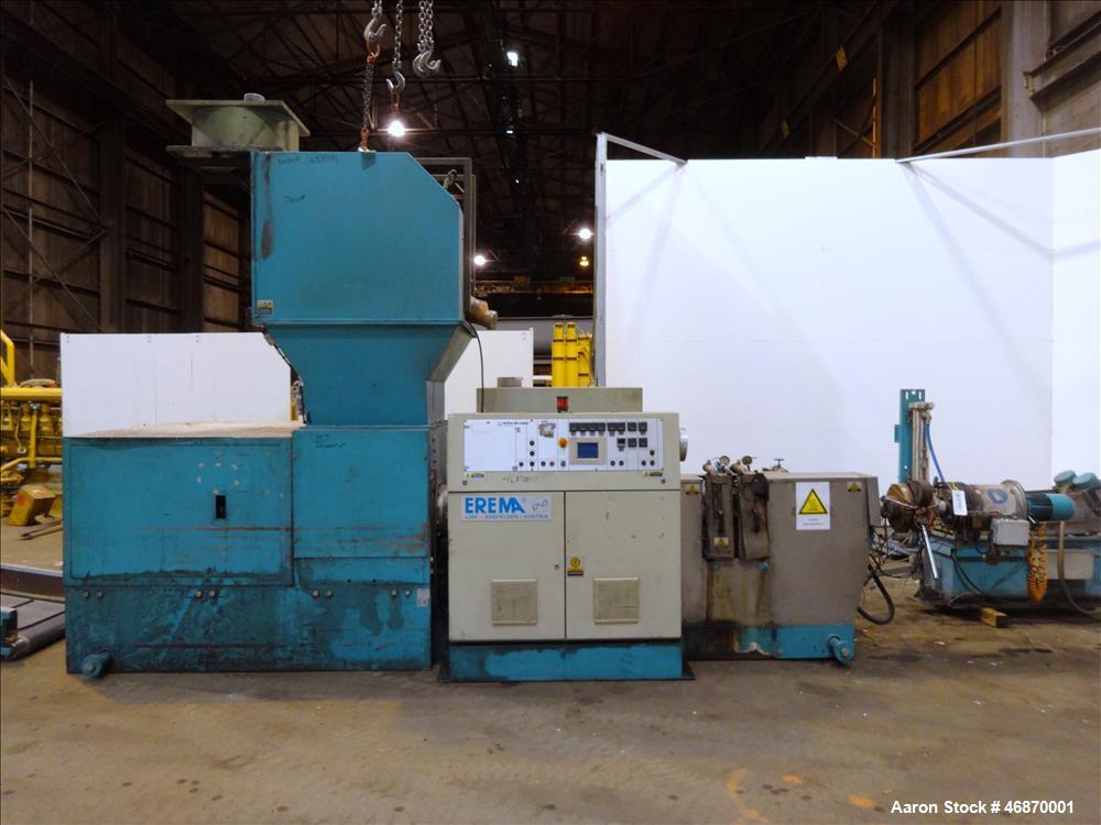 Used Erema Plastic Recycling Line Consisting of: (1) Erema model COAX 100E gran
