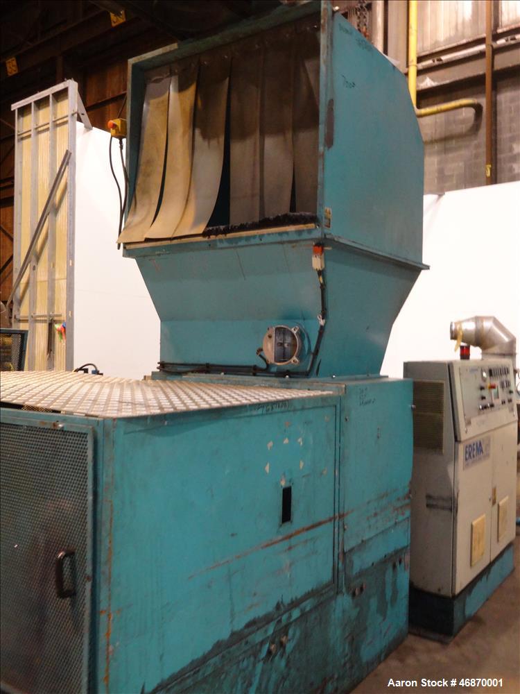 Used Erema Plastic Recycling Line Consisting of: (1) Erema model COAX 100E gran